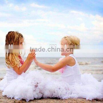 Adorable Baby Boutique Clothing Princess Ballet Tutu Fluffy Pettiskirt Girls Smcoked Ruffle Chiffon Boutique Skirt photo-3