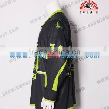 2017 New Latest Fashion Sublimation Colorful 5XL Nhl Ice Hockey Jerseys photo-2