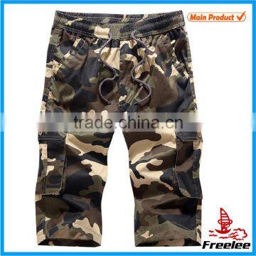 2017 Military Camouflage Elastic Waist Shorts for Men photo-4