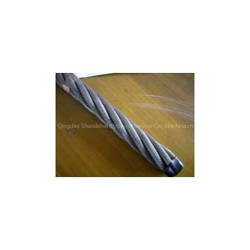 Galvanized and un-galvanized steel wire rope