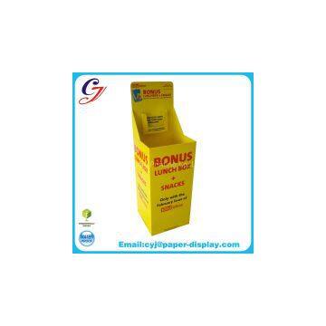 New design flooring cardboard dump bin display