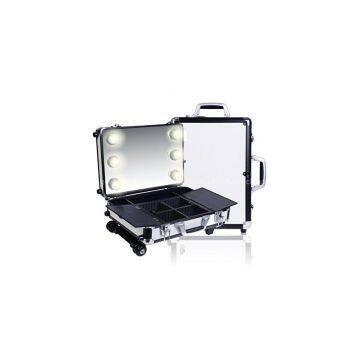 Cosmetics Mini Studio Togo Makeup Case, Black/White