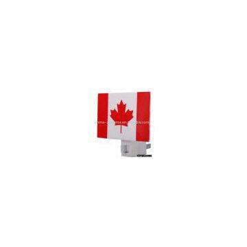 Mini Canadian flag night lamp