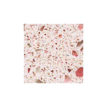SS7906 Norway Red Quartz Countertops With Backsplash Synthetic Polish Quartz Countertops