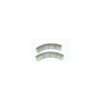 N42SH Nickel Coating Rare Earth Permanent Tile / Segment / Arc Motor Magnet