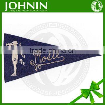 wholesale customized felt decrative hot sale school pennants
