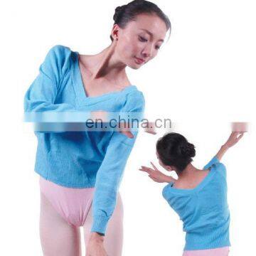 07BK4102 Dance Top,Training Top V-Neck Sweater