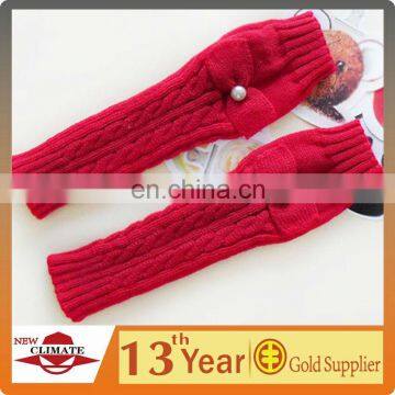 Fashion knitted long glove