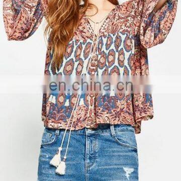 Beautiful Lady Flower Blouse photo-5