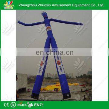 Hot newly promotional kids house shape commercial pvc 2 legs air dancer