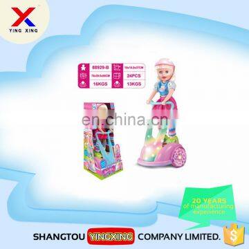 Electric universal singing and dancing doll plastic battery operated doll swing