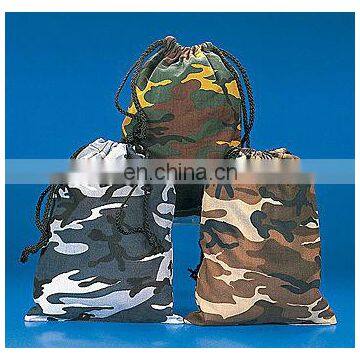 customzied army drawstring bag durable drawstring backpack with PU coating