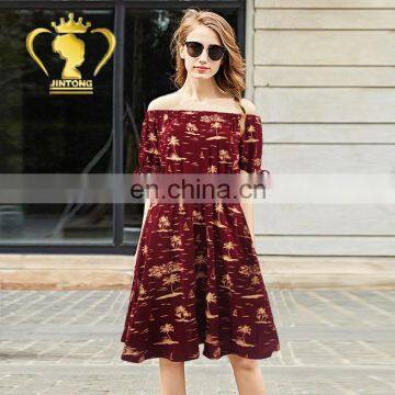 Elgant and High Quality Custom New Fashion Ladies off Shoulder Prom Dress photo-6