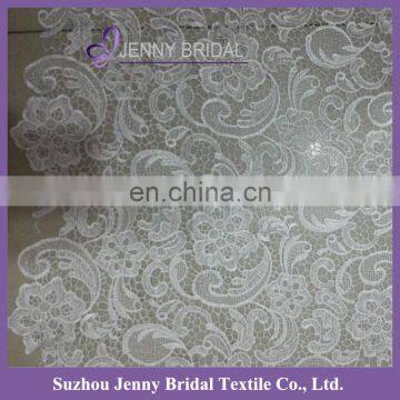 TR022A White Chemical Lace Table Overlay Lace Table Runner for Round Tables photo-2