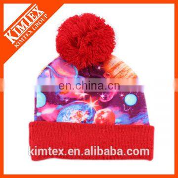 2017 OEM Promotional Polar Fleece Winter Hat with Logo