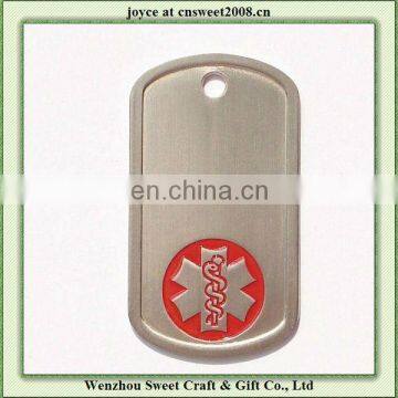 custom color printed dog tags/laser engraved dog tags