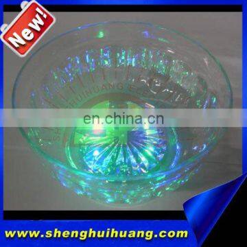 LED multicolor color lighting bowl