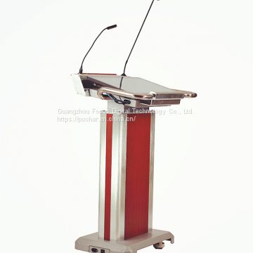 FK535N Slim body Digital Podium with writable screen aluminum