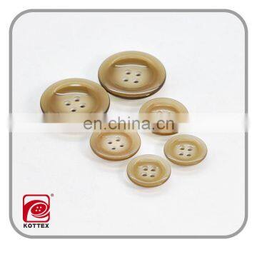 Plane Convex Double Color, All-match, Trend, Hat Type Resin 4 Hole Buckle photo-3