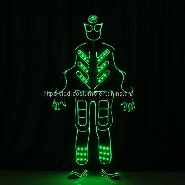LED Luminous Glowing Costume Tron Dance Performance Show Event Costumes photo-5