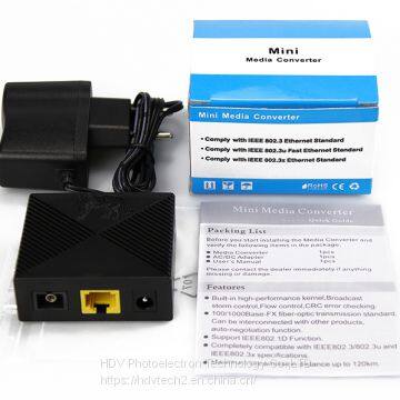 10/100M Ethernet Media Converter Single Fiber BIDI Optic Mini Media Converter photo-4