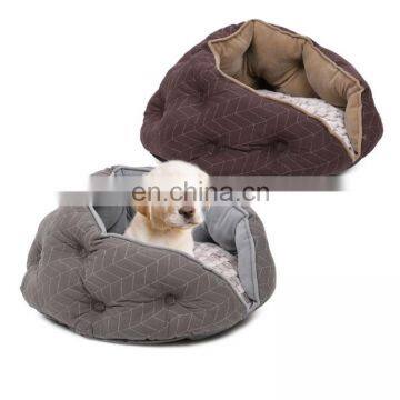 Wholesale Puppy Bed PV Plush Comfortable Dog Cave Bed