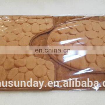 Decorative Home Machine Washable Anti Slip Washable Memory Foam Bathroom Carpet photo-2