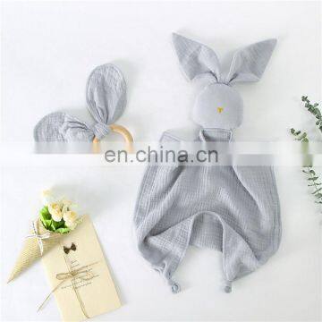 Personality Animal Bunny Comforter Toy Newborn Baby Gift Set photo-5