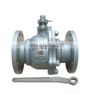 2 Parts Body ASME GB Standard WCB Ball Full Port Ball Valve With Flange Connection photo-6