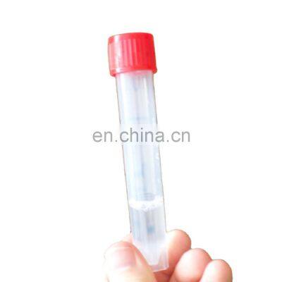 10ml pp medical disposable inactivated virus sampling tube for virus test kit