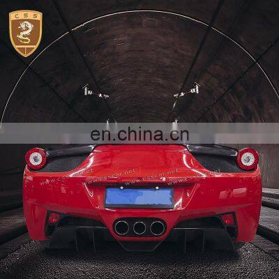 Hot Sale Vors Style Carbon Fiber Rear Diffuser Lip For Ferra-ri 458