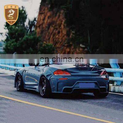 Car Modification Fiber Glass Front Bumper Side Skirts Rear Bumper For BNW Z4 E89 Upgrade To RW Style Wide Body Kit photo-3