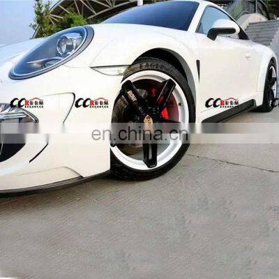 TR Style Wide Body Kit for Porsche Carrera 911 991 Front Bumper Rear Bumper Side Skirts and Rear Spoiler for Carrera 991 photo-2