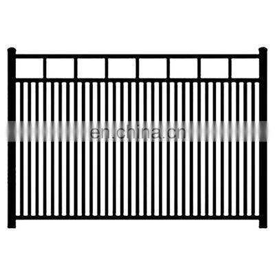 hot sale Xinhai #23 H 5 ft * W 6 ft Galvanized and power coated steel ornamental fence panel