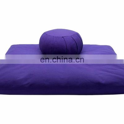 cotton Zabuton and Zafu filling with Cotton private label & Customized size Yoga Meditation cushion Set