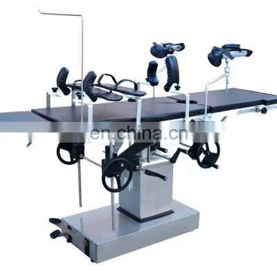 Metal Stainless Steel Head Operated and Side operation Manual 3001 3008 Operating Table for Surgical room