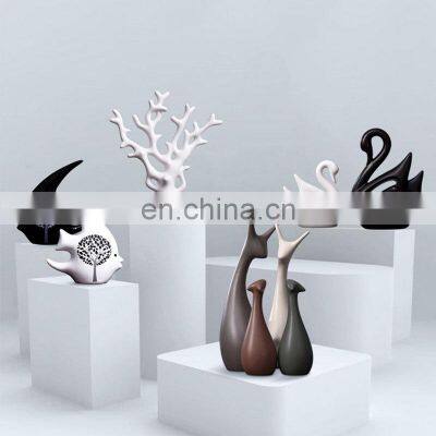 TV cabinet home accessories creative deer crafts ceramic gifts wholesale