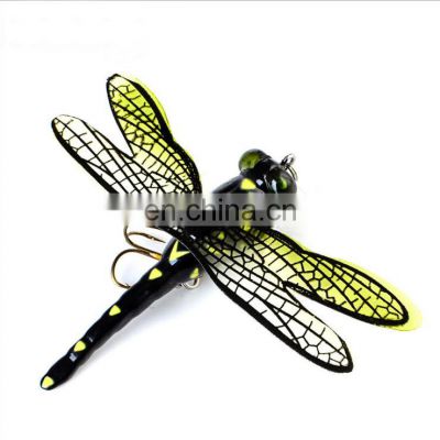 6g 75mm  dragonfly style popper hard lure with popper jerkbait crankbait swimming posture