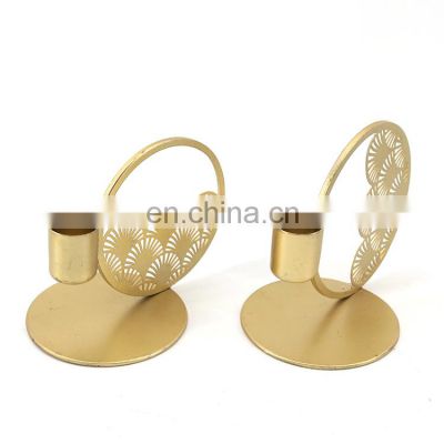 high quality gold color classical tradition metal candlestick candleholder home decorative