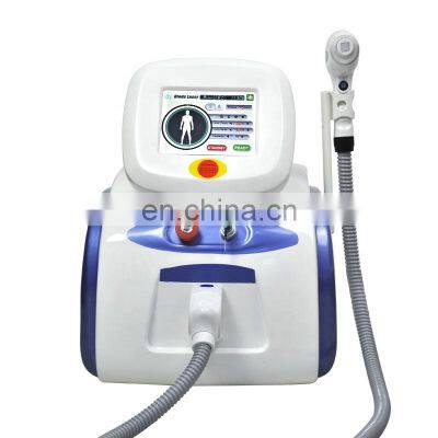 Portable 1200w 3 wavelength 808nm diode laser hair removal machine