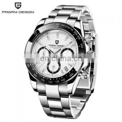 Pagani Design 1644 Low price quartz watch for man chronograph calendar luxury steel dropship Men's Watches Water Proof