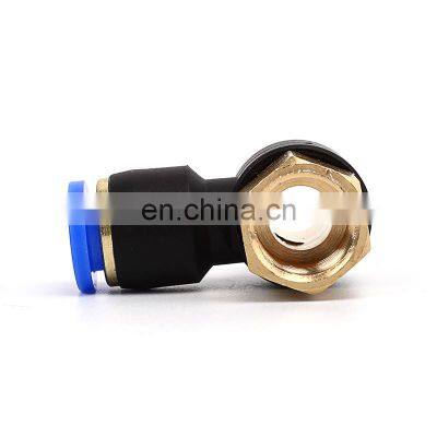 SNS SPHF Series Pneumatic 90 Degree Elbow Male-Female Thread Push To Connect Pipe Fittings Quick Tube Joints photo-5