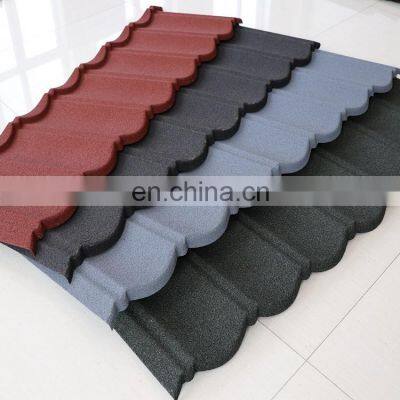 Beautiful Firm Stone Coated Steel Classical Roof Tile Teja Recubierta De Acero Piedra  With High Quality