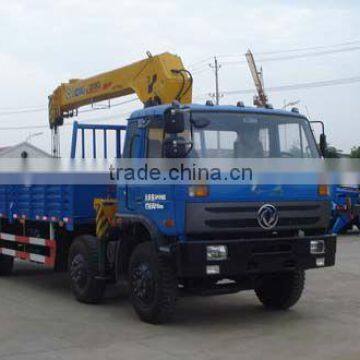 Dongfeng 6x2 cargo vehicle mounted XCMG 10Tons crane