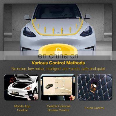 Hansshow Power Trunk Frunk Kits Electric Tailgate Lifter Hands Free Power Liftgate for Tesla Model 3/ Model x / Model s