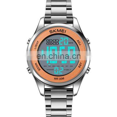 Hot Selling Skmei Brand 1849 Luxury Gold Digital Wrist Watch Men Waterproof 30 Meters Factory Price