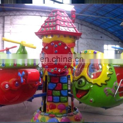 Commerical  Mechanical Big Eye Plane Small Carousel For Sale