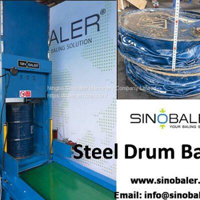 Steel Drum Baler, Steel Drum Flattener, Steel Drum Crusher – SINOBALER