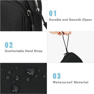 Travel Portable Waterproof Double Layers All-in-One Storage Bag For Cord, Charger, Phone, Earphone photo-4