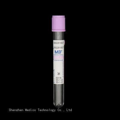 K2/K3 EDTA Tube Disposable Medical Vacuum Whole Blood Collection Tube With Purple Cap photo-3